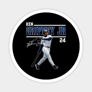 Ken Griffey Jr The Kid Basketball Legend Signature Vintage Retro 80s 90s Bootleg Rap Style Magnet